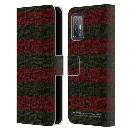 A Nightmare On Elm Street: Freddy's Dead Graphics Sweater Pattern Leather Book Wallet Case Cover For HTC Desire 21 Pro 5G