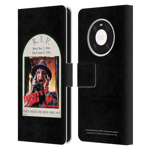 A Nightmare On Elm Street: Freddy's Dead Graphics The Final Nightmare Leather Book Wallet Case Cover For Huawei Mate 40 Pro 5G
