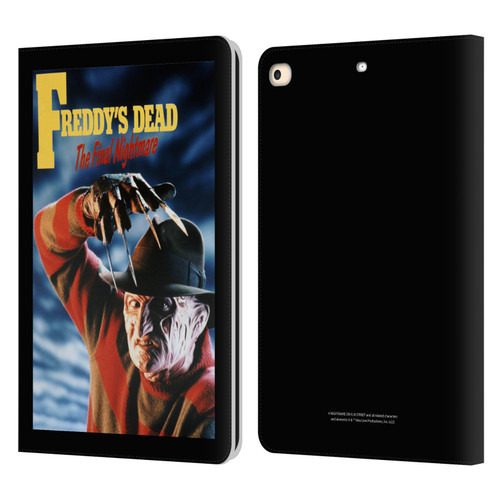 A Nightmare On Elm Street: Freddy's Dead Graphics Poster Leather Book Wallet Case Cover For Apple iPad 9.7 2017 / iPad 9.7 2018