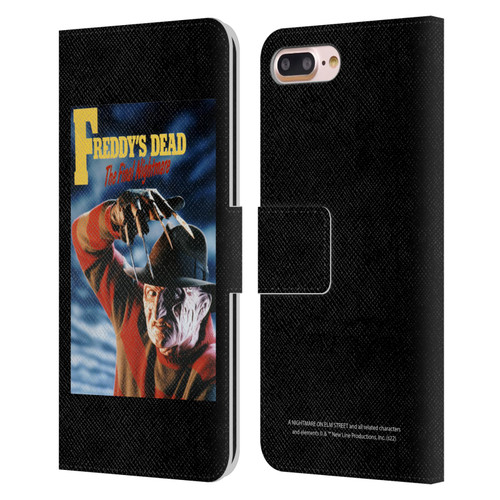 A Nightmare On Elm Street: Freddy's Dead Graphics Poster Leather Book Wallet Case Cover For Apple iPhone 7 Plus / iPhone 8 Plus