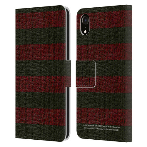 A Nightmare On Elm Street: Freddy's Dead Graphics Sweater Pattern Leather Book Wallet Case Cover For Apple iPhone XR
