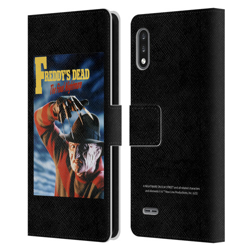 A Nightmare On Elm Street: Freddy's Dead Graphics Poster Leather Book Wallet Case Cover For LG K22