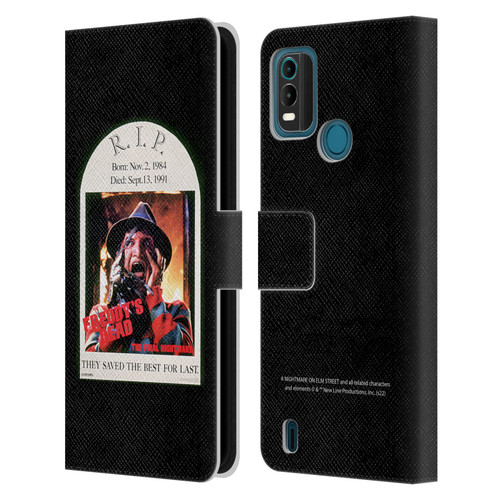 A Nightmare On Elm Street: Freddy's Dead Graphics The Final Nightmare Leather Book Wallet Case Cover For Nokia G11 Plus