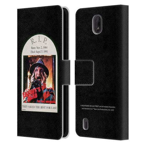 A Nightmare On Elm Street: Freddy's Dead Graphics The Final Nightmare Leather Book Wallet Case Cover For Nokia C01 Plus/C1 2nd Edition