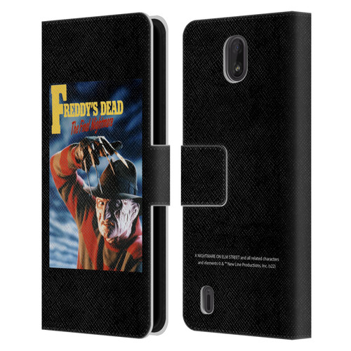 A Nightmare On Elm Street: Freddy's Dead Graphics Poster Leather Book Wallet Case Cover For Nokia C01 Plus/C1 2nd Edition