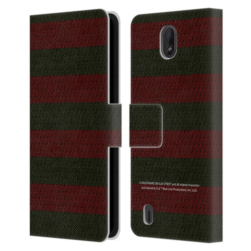 A Nightmare On Elm Street: Freddy's Dead Graphics Sweater Pattern Leather Book Wallet Case Cover For Nokia C01 Plus/C1 2nd Edition