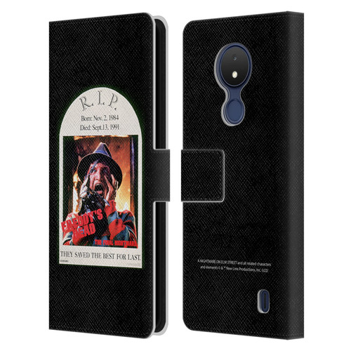 A Nightmare On Elm Street: Freddy's Dead Graphics The Final Nightmare Leather Book Wallet Case Cover For Nokia C21