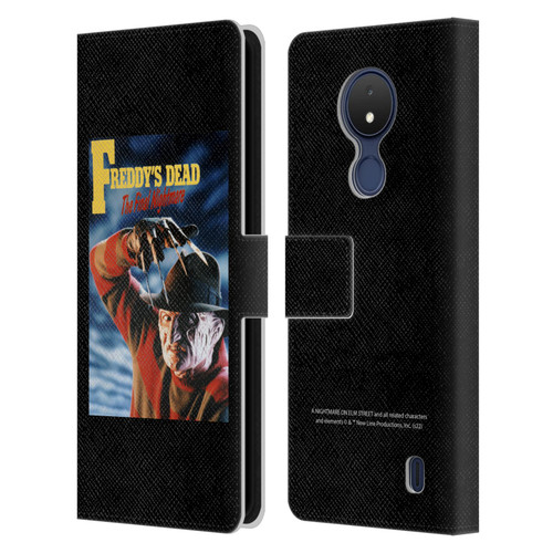 A Nightmare On Elm Street: Freddy's Dead Graphics Poster Leather Book Wallet Case Cover For Nokia C21