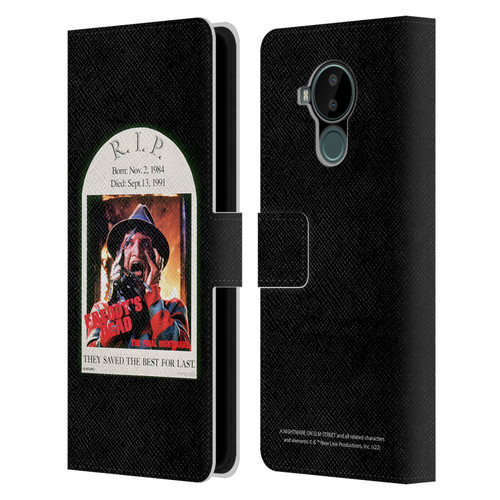A Nightmare On Elm Street: Freddy's Dead Graphics The Final Nightmare Leather Book Wallet Case Cover For Nokia C30