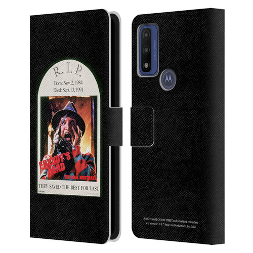 A Nightmare On Elm Street: Freddy's Dead Graphics The Final Nightmare Leather Book Wallet Case Cover For Motorola G Pure
