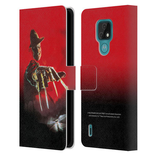 A Nightmare On Elm Street: Freddy's Dead Graphics Poster 2 Leather Book Wallet Case Cover For Motorola Moto E7