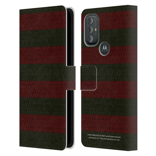 A Nightmare On Elm Street: Freddy's Dead Graphics Sweater Pattern Leather Book Wallet Case Cover For Motorola Moto G10 / Moto G20 / Moto G30