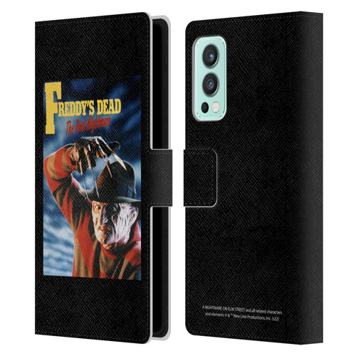 A Nightmare On Elm Street: Freddy's Dead Graphics Poster Leather Book Wallet Case Cover For OnePlus Nord 2 5G