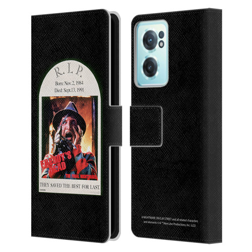 A Nightmare On Elm Street: Freddy's Dead Graphics The Final Nightmare Leather Book Wallet Case Cover For OnePlus Nord CE 2 5G