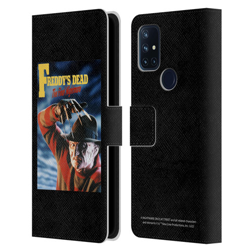 A Nightmare On Elm Street: Freddy's Dead Graphics Poster Leather Book Wallet Case Cover For OnePlus Nord N10 5G