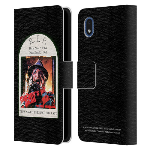 A Nightmare On Elm Street: Freddy's Dead Graphics The Final Nightmare Leather Book Wallet Case Cover For Samsung Galaxy A01 Core (2020)