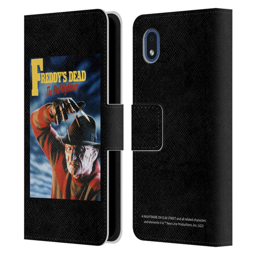 A Nightmare On Elm Street: Freddy's Dead Graphics Poster Leather Book Wallet Case Cover For Samsung Galaxy A01 Core (2020)