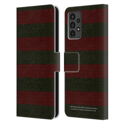 A Nightmare On Elm Street: Freddy's Dead Graphics Sweater Pattern Leather Book Wallet Case Cover For Samsung Galaxy A13 (2022)