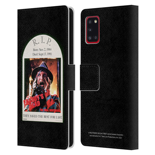 A Nightmare On Elm Street: Freddy's Dead Graphics The Final Nightmare Leather Book Wallet Case Cover For Samsung Galaxy A31 (2020)