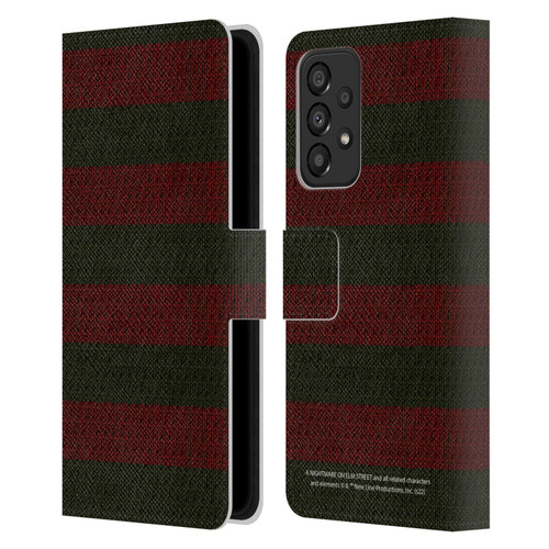 A Nightmare On Elm Street: Freddy's Dead Graphics Sweater Pattern Leather Book Wallet Case Cover For Samsung Galaxy A33 5G (2022)