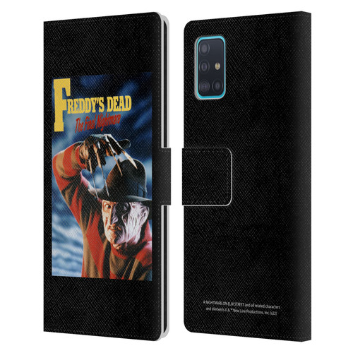 A Nightmare On Elm Street: Freddy's Dead Graphics Poster Leather Book Wallet Case Cover For Samsung Galaxy A51 (2019)