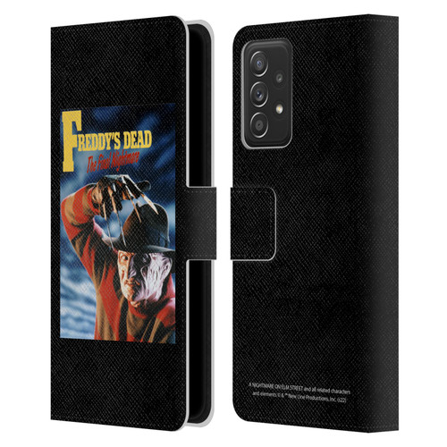 A Nightmare On Elm Street: Freddy's Dead Graphics Poster Leather Book Wallet Case Cover For Samsung Galaxy A52 / A52s / 5G (2021)