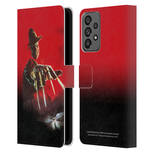 A Nightmare On Elm Street: Freddy's Dead Graphics Poster 2 Leather Book Wallet Case Cover For Samsung Galaxy A73 5G (2022)