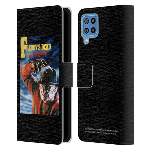 A Nightmare On Elm Street: Freddy's Dead Graphics Poster Leather Book Wallet Case Cover For Samsung Galaxy F22 (2021)