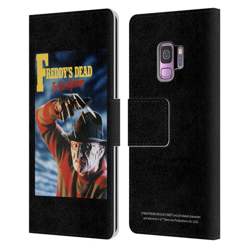 A Nightmare On Elm Street: Freddy's Dead Graphics Poster Leather Book Wallet Case Cover For Samsung Galaxy S9