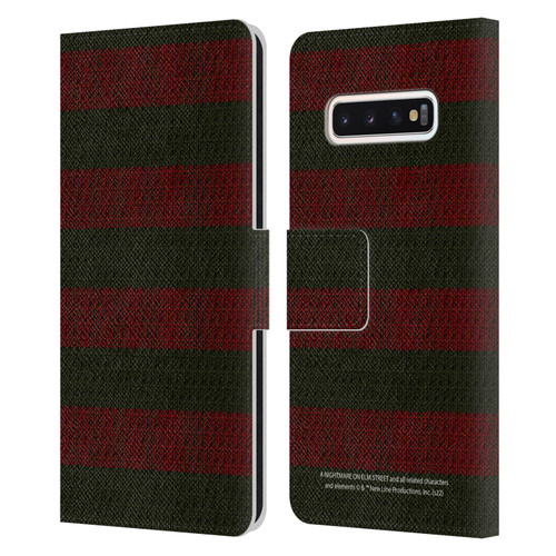 A Nightmare On Elm Street: Freddy's Dead Graphics Sweater Pattern Leather Book Wallet Case Cover For Samsung Galaxy S10