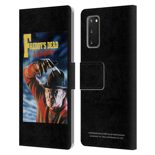 A Nightmare On Elm Street: Freddy's Dead Graphics Poster Leather Book Wallet Case Cover For Samsung Galaxy S20 / S20 5G