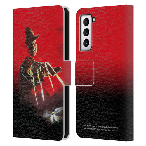 A Nightmare On Elm Street: Freddy's Dead Graphics Poster 2 Leather Book Wallet Case Cover For Samsung Galaxy S21 5G