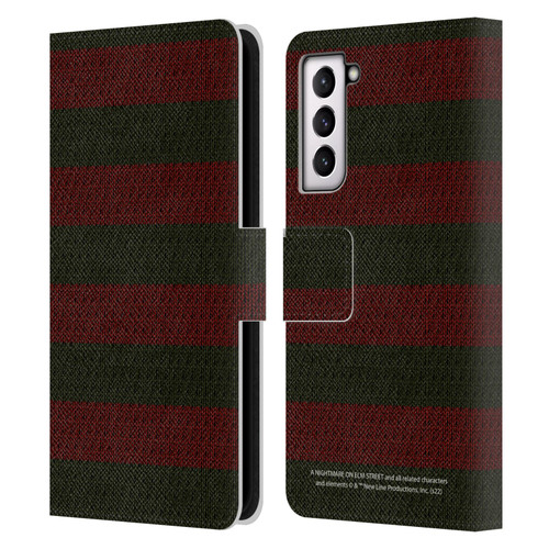 A Nightmare On Elm Street: Freddy's Dead Graphics Sweater Pattern Leather Book Wallet Case Cover For Samsung Galaxy S21 5G