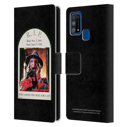 A Nightmare On Elm Street: Freddy's Dead Graphics The Final Nightmare Leather Book Wallet Case Cover For Samsung Galaxy M31 (2020)