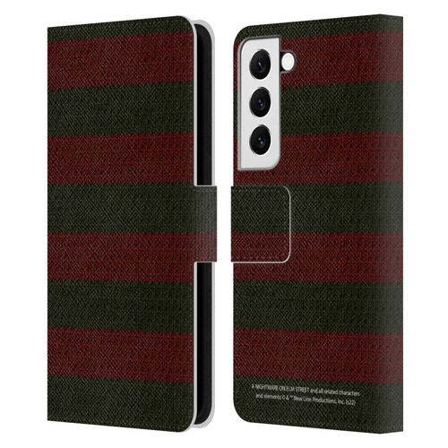 A Nightmare On Elm Street: Freddy's Dead Graphics Sweater Pattern Leather Book Wallet Case Cover For Samsung Galaxy S22 5G