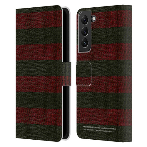 A Nightmare On Elm Street: Freddy's Dead Graphics Sweater Pattern Leather Book Wallet Case Cover For Samsung Galaxy S22+ 5G
