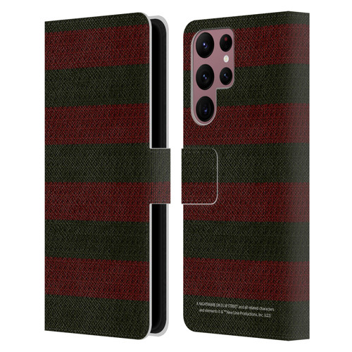 A Nightmare On Elm Street: Freddy's Dead Graphics Sweater Pattern Leather Book Wallet Case Cover For Samsung Galaxy S22 Ultra 5G