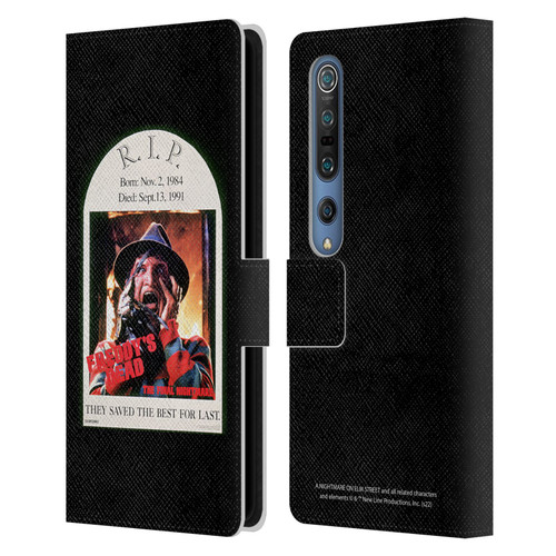 A Nightmare On Elm Street: Freddy's Dead Graphics The Final Nightmare Leather Book Wallet Case Cover For Xiaomi Mi 10 5G / Mi 10 Pro 5G