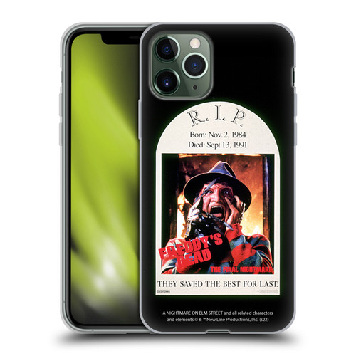A Nightmare On Elm Street: Freddy's Dead Graphics The Final Nightmare Soft Gel Case for Apple iPhone 11 Pro