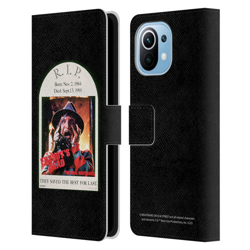 A Nightmare On Elm Street: Freddy's Dead Graphics The Final Nightmare Leather Book Wallet Case Cover For Xiaomi Mi 11