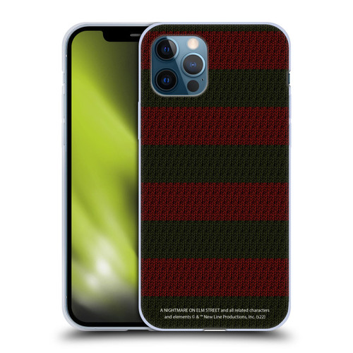 A Nightmare On Elm Street: Freddy's Dead Graphics Sweater Pattern Soft Gel Case for Apple iPhone 12 / iPhone 12 Pro
