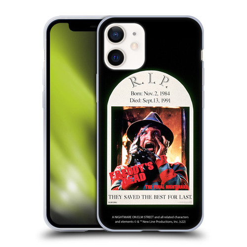 A Nightmare On Elm Street: Freddy's Dead Graphics The Final Nightmare Soft Gel Case for Apple iPhone 12 Mini