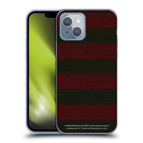 A Nightmare On Elm Street: Freddy's Dead Graphics Sweater Pattern Soft Gel Case for Apple iPhone 14