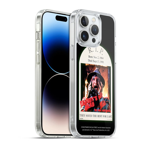 A Nightmare On Elm Street: Freddy's Dead Graphics The Final Nightmare Soft Gel Case for Apple iPhone 14 Pro Max & MagSafe