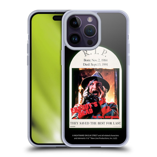 A Nightmare On Elm Street: Freddy's Dead Graphics The Final Nightmare Soft Gel Case for Apple iPhone 14 Pro Max