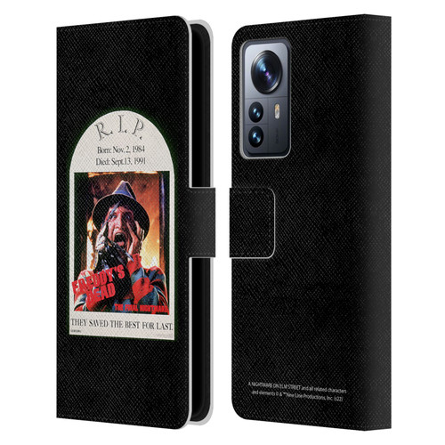 A Nightmare On Elm Street: Freddy's Dead Graphics The Final Nightmare Leather Book Wallet Case Cover For Xiaomi 12 Pro