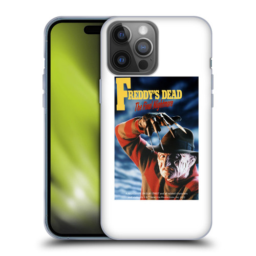 A Nightmare On Elm Street: Freddy's Dead Graphics Poster Soft Gel Case for Apple iPhone 14 Pro Max