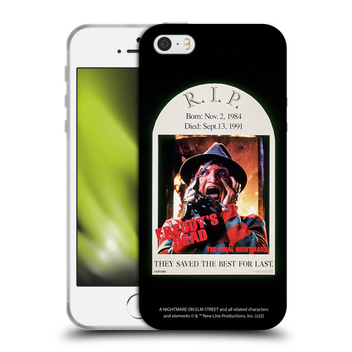 A Nightmare On Elm Street: Freddy's Dead Graphics The Final Nightmare Soft Gel Case for Apple iPhone 5 / 5s / iPhone SE 2016