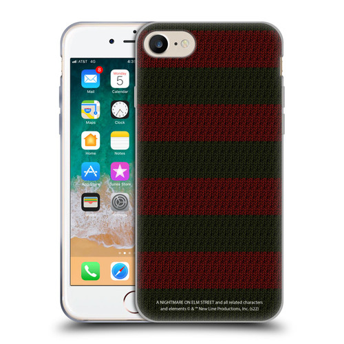 A Nightmare On Elm Street: Freddy's Dead Graphics Sweater Pattern Soft Gel Case for Apple iPhone 7 / 8 / SE 2020 & 2022