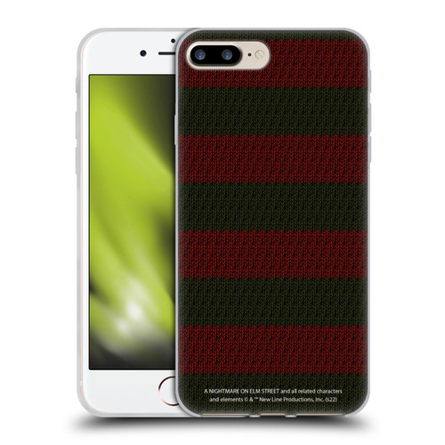 A Nightmare On Elm Street: Freddy's Dead Graphics Sweater Pattern Soft Gel Case for Apple iPhone 7 Plus / iPhone 8 Plus